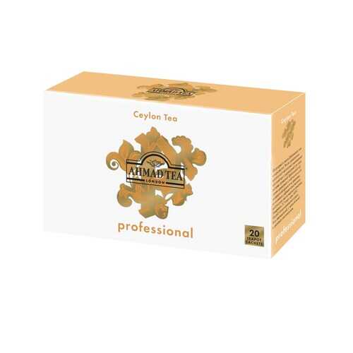 Чай Ahmad Tea Professional Цейлонский OP чёрный, листовой, в пакетах для чайников, 20х5г в Светофор