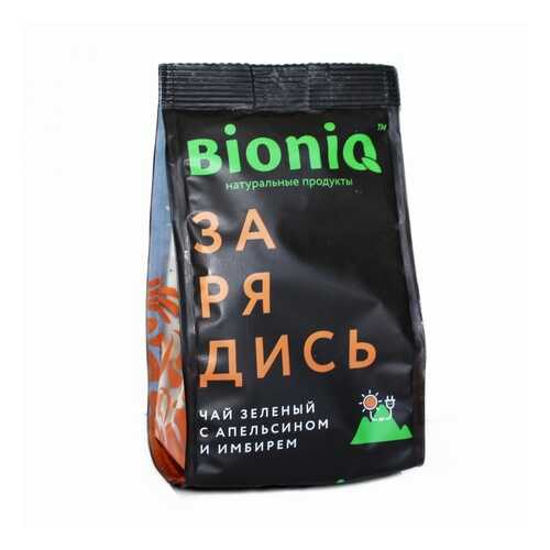 Чай BioniQ Зарядись, зеленый с апельсином и имбирем, 50 гр в Светофор