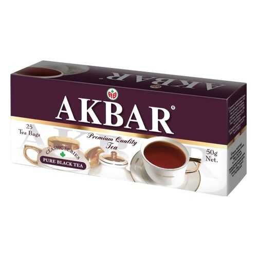 Чай черный Akbar 25 пакетиков в Светофор