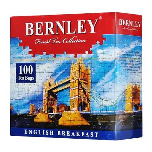 Чай черный Bernley english breakfast 100 пакетиков в Светофор