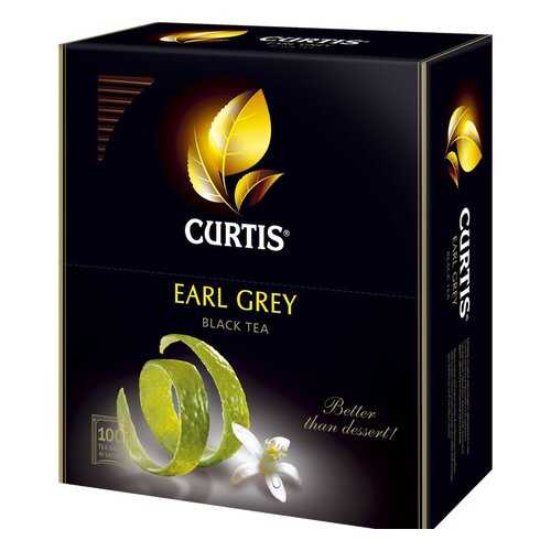 Чай черный Curtis earl grey 100 пакетиков в Светофор
