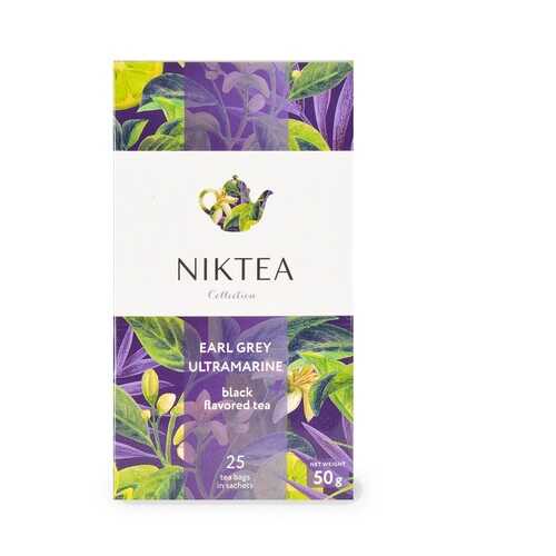 Чай черный «Эрл Грей Ультрамарин», Niktea, 25х2 г, Россия в Светофор
