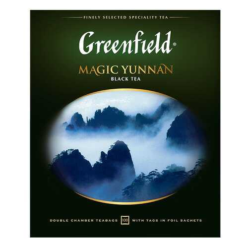 Чай черный Greenfield Magic Yunnan 100 пакетиков в Светофор