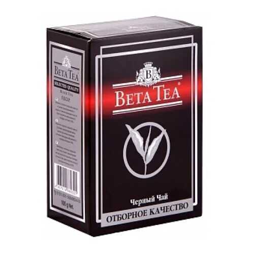 Чай черный листовой Beta Tea отборное качество 100 г в Светофор