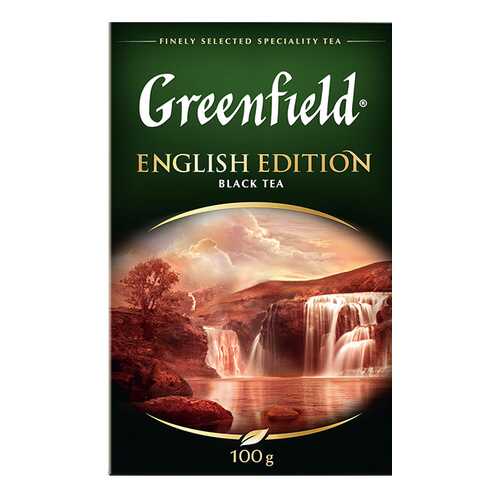 Чай черный листовой Greenfield English Edition 100 г в Светофор