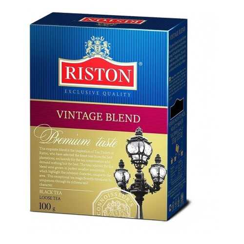 Чай черный листовой Riston винтэйдж бленд 100 г в Светофор