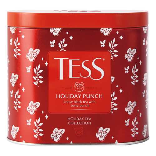 Чай черный листовой Tess Holiday Punch 100 г в Светофор