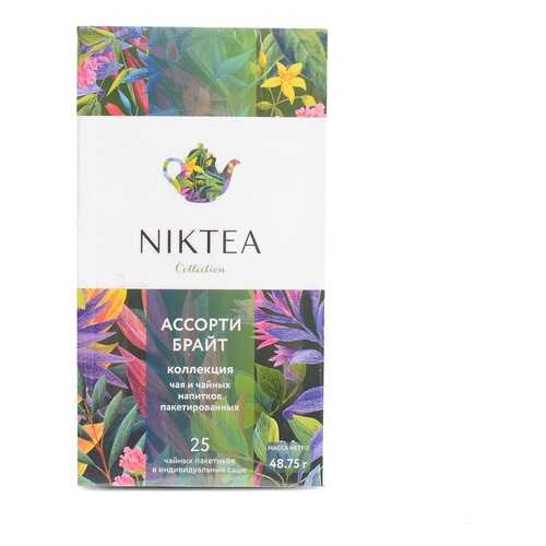 Чай черный Niktea Assorti Bright Ассорти 25 х 2 г к/к Россия в Светофор