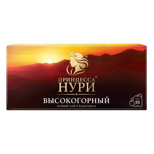 Чай черный Принцесса Нури Высокогорный 25 пакетиков в Светофор