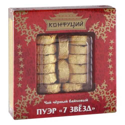 Чай черный пуэр Конфуций 7 звезд 100 г в Светофор