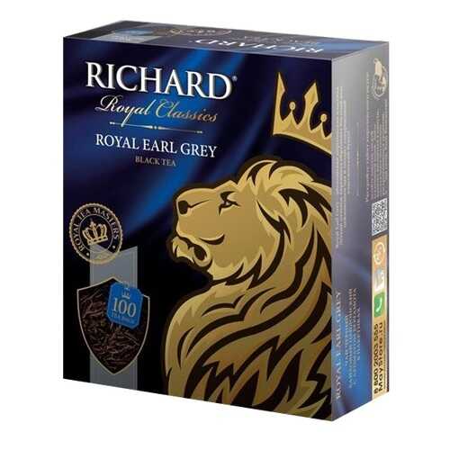 Чай черный Richard royal earl grey 100 пакетиков в Светофор