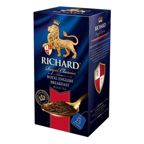 Чай черный Richard royal english breakfast 25 пакетиков в Светофор