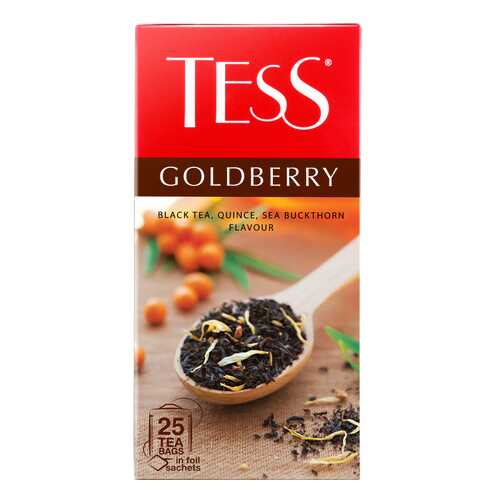 Чай черный Tess Goldberry 25 пакетиков в Светофор