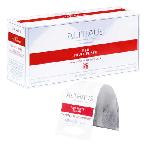 Чай фруктовый в пакетах для чайника Althaus ред фрут флэш 20*4 г в Светофор