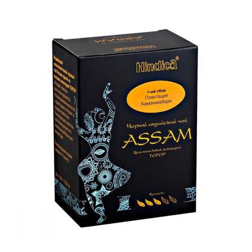 Чай Hindica Assam черный листовой 100 г в Светофор