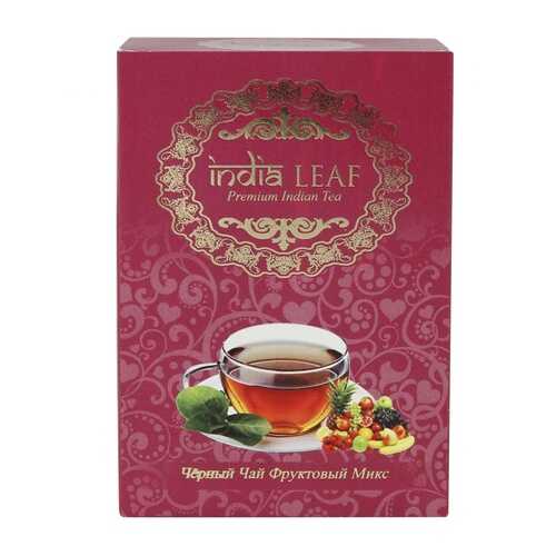 Чай India leaf С манго, черный среднелистовой с добавками, 100 гр в Светофор