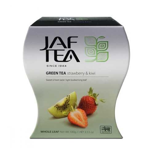 Чай Jaf Tea Strawberry Kiwi зеленый с клубникой и киви 100 г в Светофор