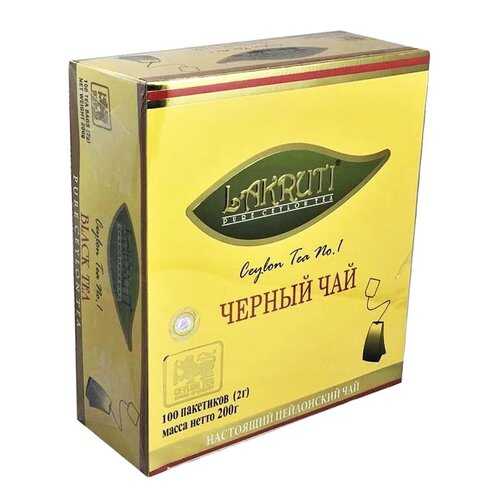 Чай Лакрути 100 пакетов черный в Светофор