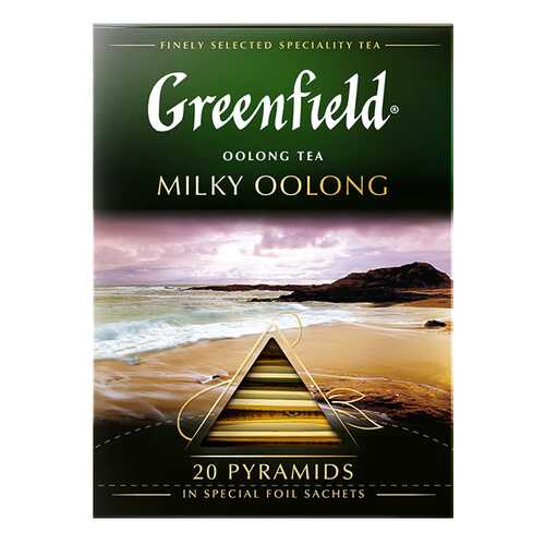 Чай оолонг в пирамидках Greenfield Milky Oolong 20 пакетиков в Светофор