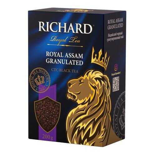 Чай Richard Royal Assam Granulated черный ганулированный 200 г в Светофор