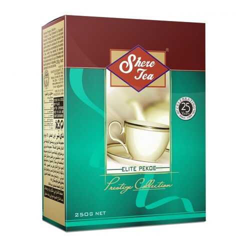 Чай Shere Престижная коллекция PEKOE, чёрный листовой, 250 гр в Светофор
