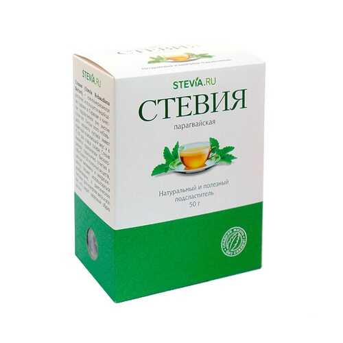 Чай Stevia.ru Стевия, листовая измельченная, 50 гр в Светофор