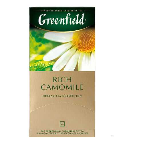 Чай травяной Greenfield Rich Camomile 25 пакетиков в Светофор