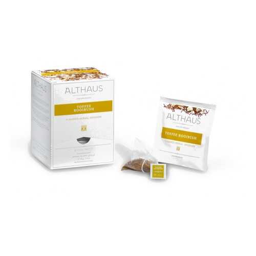 Чай травяной в пирамидках Althaus Toffee Rooibush Тоффи Ройбуш 15*2.75 г в Светофор