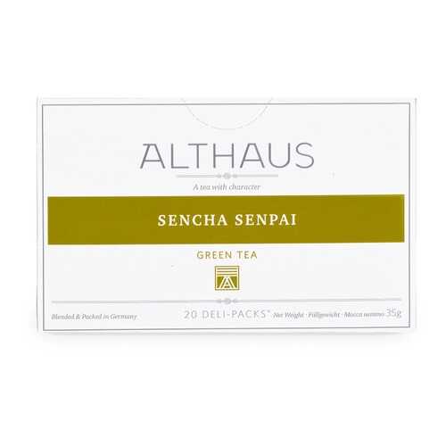 Чай зеленый Althaus Сенча Сенпай 20 х 1.8 г Германия в Светофор