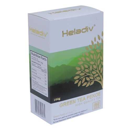 Чай зеленый листовой Heladiv green tea 100 г в Светофор