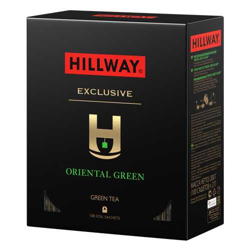 Чай зеленый «Oriental Green» т.з. “HILLWAY” в сашетах 2г*100*12 в Светофор