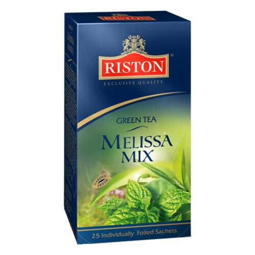 Чай зеленый Riston мелисса 25 пакетиков в Светофор