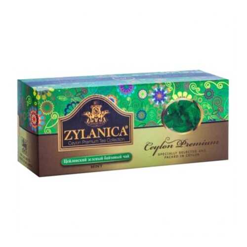 Чай зеленый в пакетиках для чашки Zylanica ceylon premium collection 25*2 г в Светофор