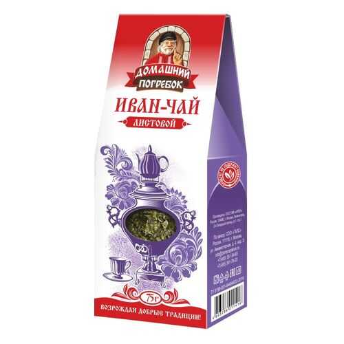 Иван-Чай Домашний погребок листовой 75 г в Светофор