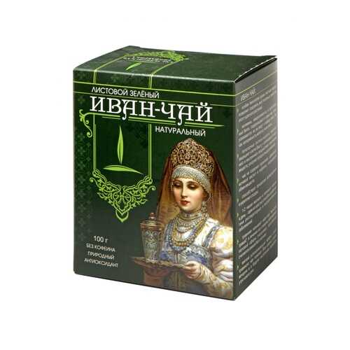 Иван-чай Емельяновская Биофабрика Зеленый, листовой, 100 гр в Светофор