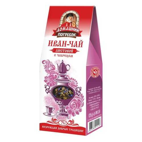 Иван-сай Домашний погребок листовой с чабрецом 75 г в Светофор