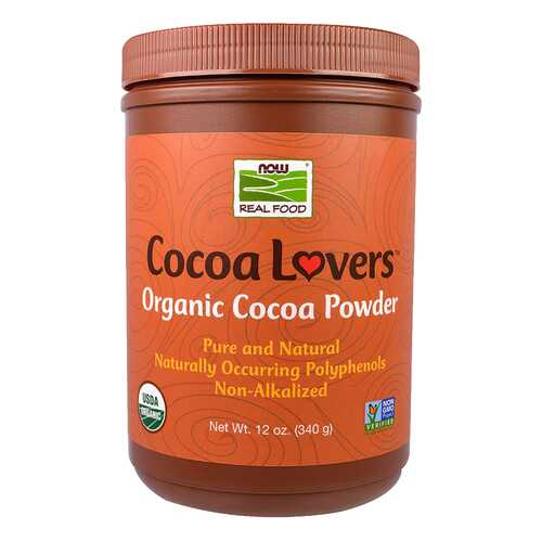 Порошок NOW Organic Cocoa Powder какао 340 г в Светофор