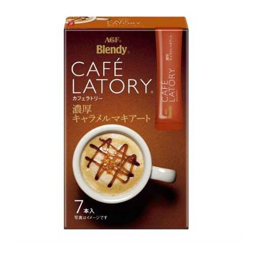 Кофе AGF Cafe Latory карамель-маккиато в стиках 7*11 г в Светофор