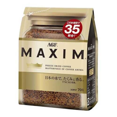 Кофе AGF Maxim растворимый gold blend 70 г в Светофор