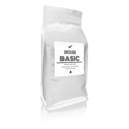 Кофе Black coffee beans Basic эспрессо-смесь 70% арабики и 30% робусты 1000 г в Светофор