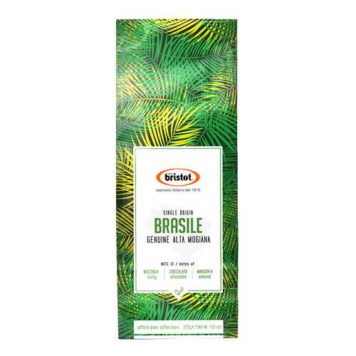 Кофе Bristot Brasile в зернах 225 г в Светофор