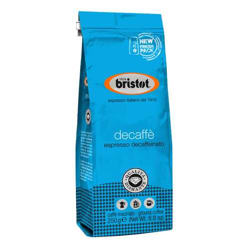 Кофе Bristot Decaffeinato молотый 250 г в Светофор
