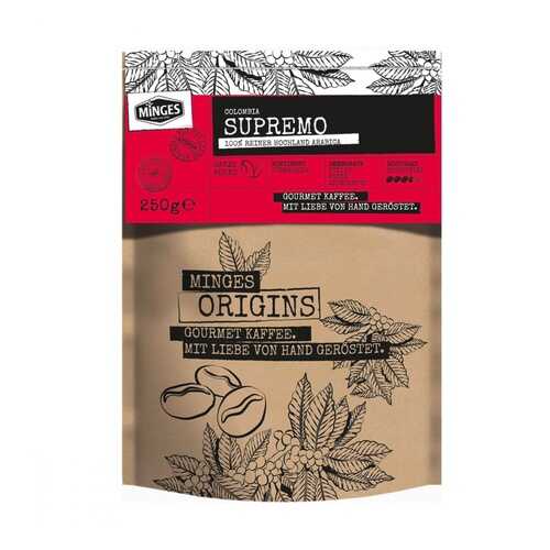 Кофе Minges Origins Colombia Supremo в зернах 250 г в Светофор