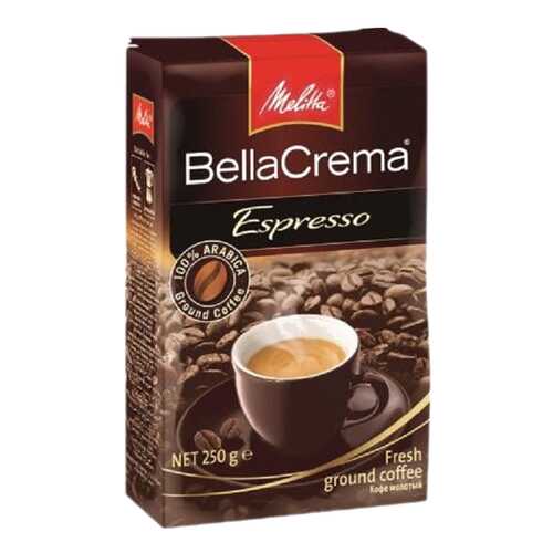Кофе молотый Melitta bella crema espresso 250 г в Светофор