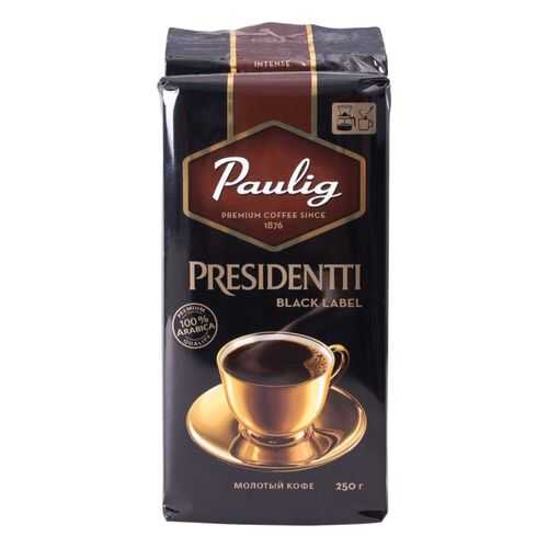 Кофе молотый Paulig presidentti black label 250 г в Светофор