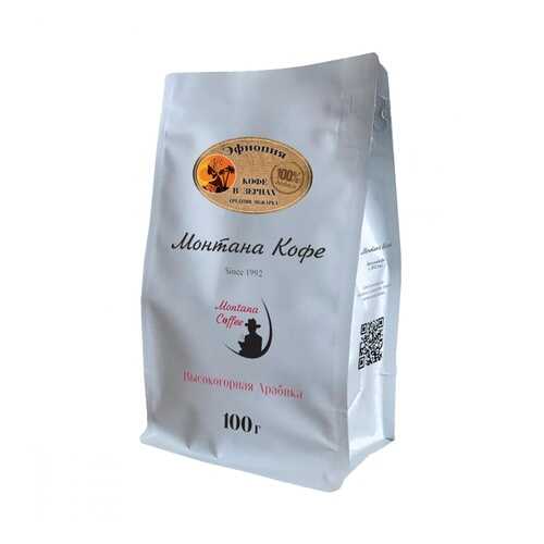 Кофе Монтана Кофе Эфиопия в зернах 100 г в Светофор