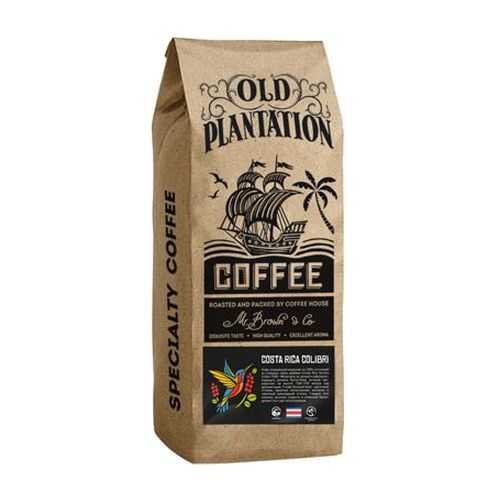 Кофе Old Plantation Specialty Coffee Costa Rica Colibri в зернах 250 г в Светофор