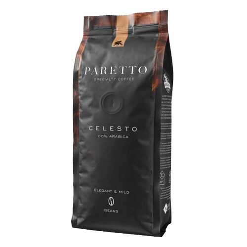 Кофе Paretto celesto натуральный свежеобжаренный в зернах 1 кг в Светофор