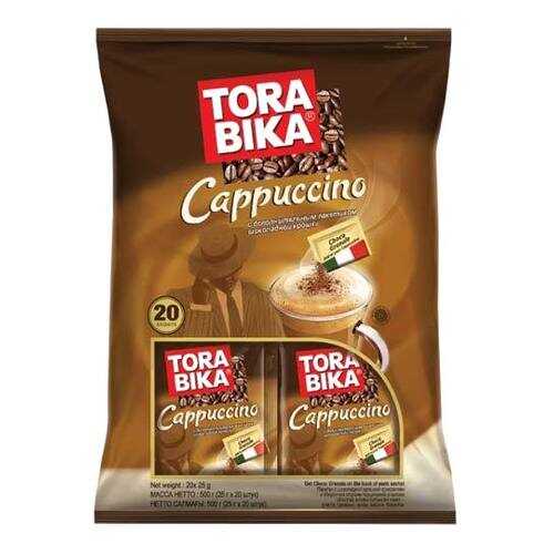 Кофе растворимый Tora bika Cappuccino 3 в 1 с шоколадной крошкой 20 шт 25 г в Светофор