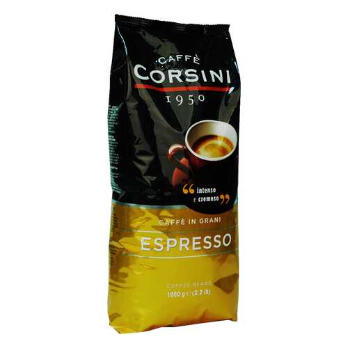Кофе в зернах Caffe corsini espresso intenso cremoso 1 кг в Светофор